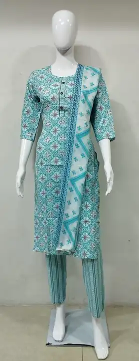 S Cotton 3 Pc Set uploaded by AAROHI COLLECTION on 7/24/2023