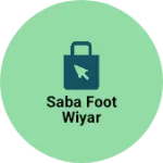 Business logo of Saba foot wiyar