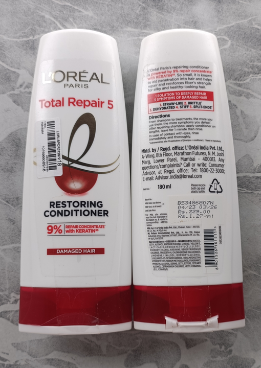LOREAL CONDITIONER MRP 229  uploaded by business on 7/24/2023
