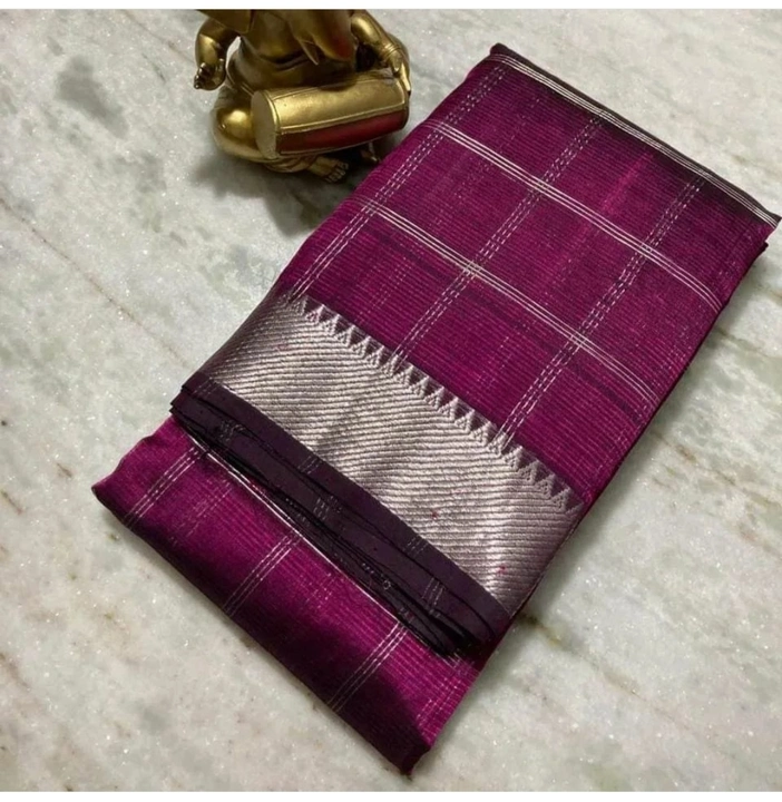 Maheswari Saree With Weaving Design  uploaded by S Kumar Creations on 7/25/2023