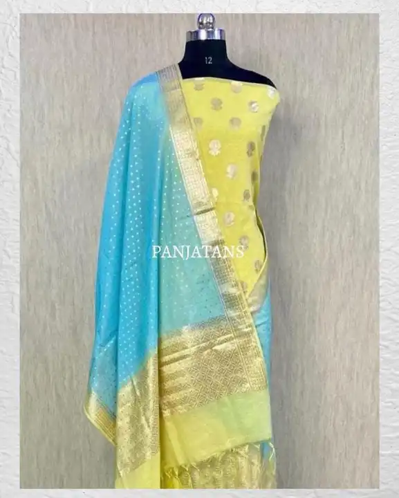 Banarasi suit mashrays daybal  uploaded by Shoaib Ansari S.A. Silk Fabric Vns. on 7/25/2023