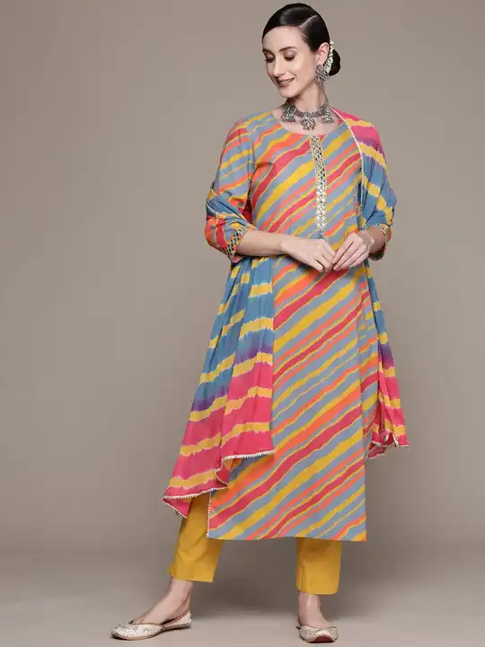 Kurti pant with dupatta uploaded by Aparna fashion club on 7/25/2023