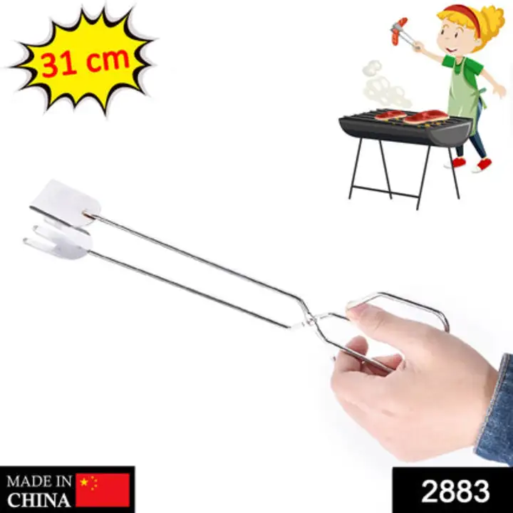 2883 31cm MULTI FUNCTIONAL METAL BBQ CLIP TONGS... uploaded by DeoDap on 7/25/2023