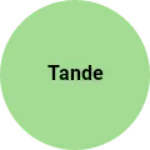 Business logo of tande
