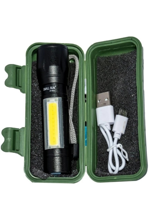 Mini rechargeable pocket focus torch liht uploaded by business on 7/25/2023