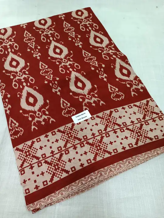 Kalamkari cotton sarees  uploaded by Mashaallah kalamkari collection on 7/25/2023
