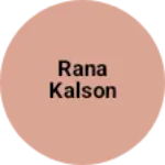 Business logo of Rana kalson
