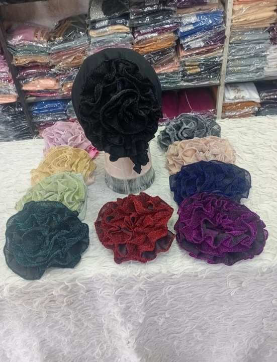 Flower cap uploaded by Zainab_hijab_official  on 7/25/2023