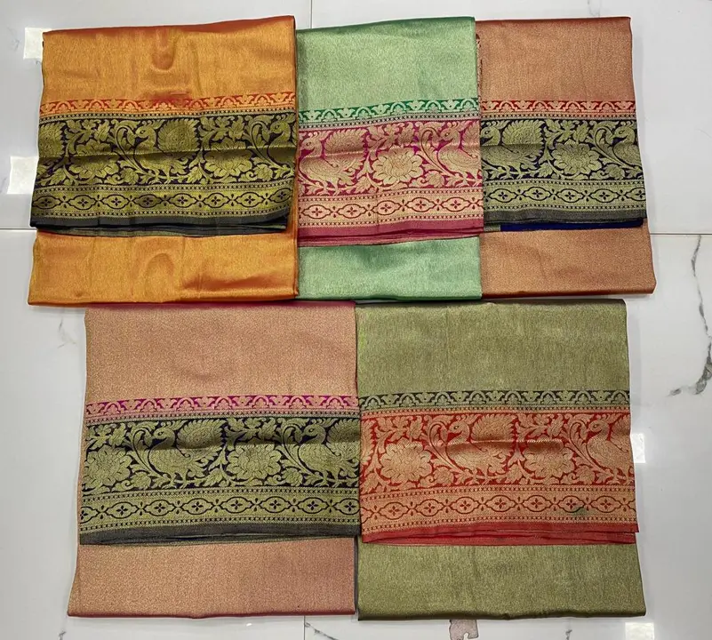 Soft tissue silk with rich pallu contrast  uploaded by Varniraj creation on 7/25/2023