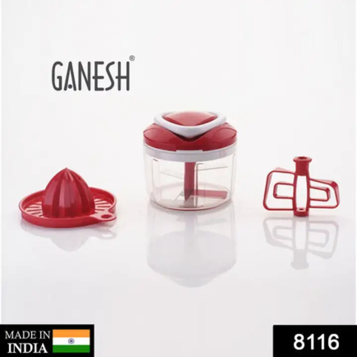 8116 Ganesh Easy Pull 3-in-1 Plastic Chopper (650ml,... uploaded by DeoDap on 7/25/2023