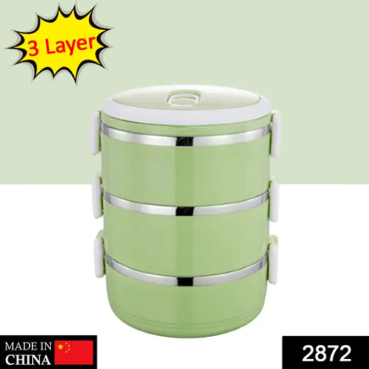 2872 Multi Layer Stainless Steel Hot Lunch Box... uploaded by DeoDap on 7/25/2023