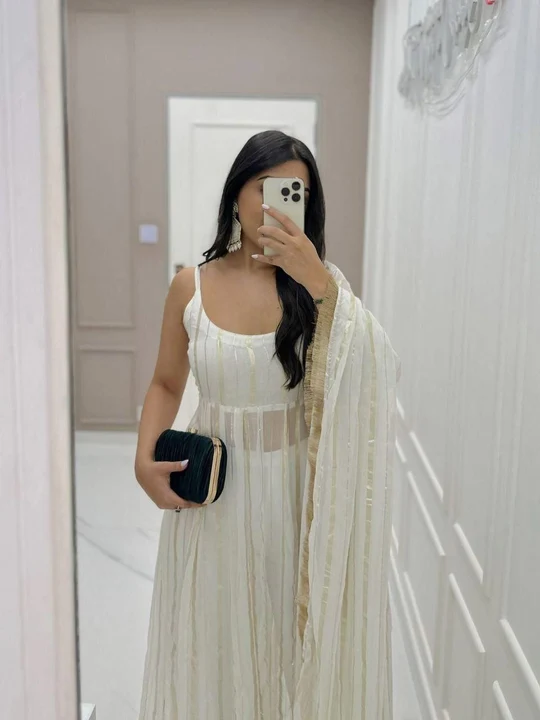 Sukhkrta Zari Weaving Gown  uploaded by Sukhkrta clothing  on 7/25/2023