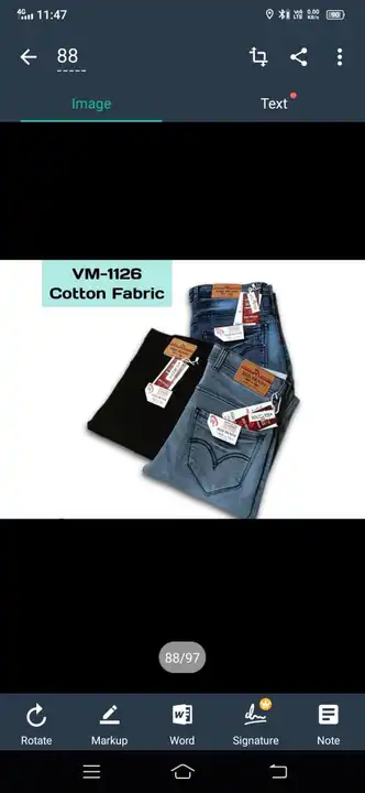 Men's jeans  uploaded by Victory Exports on 7/25/2023