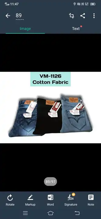 Men's jeans  uploaded by Victory Exports on 7/25/2023