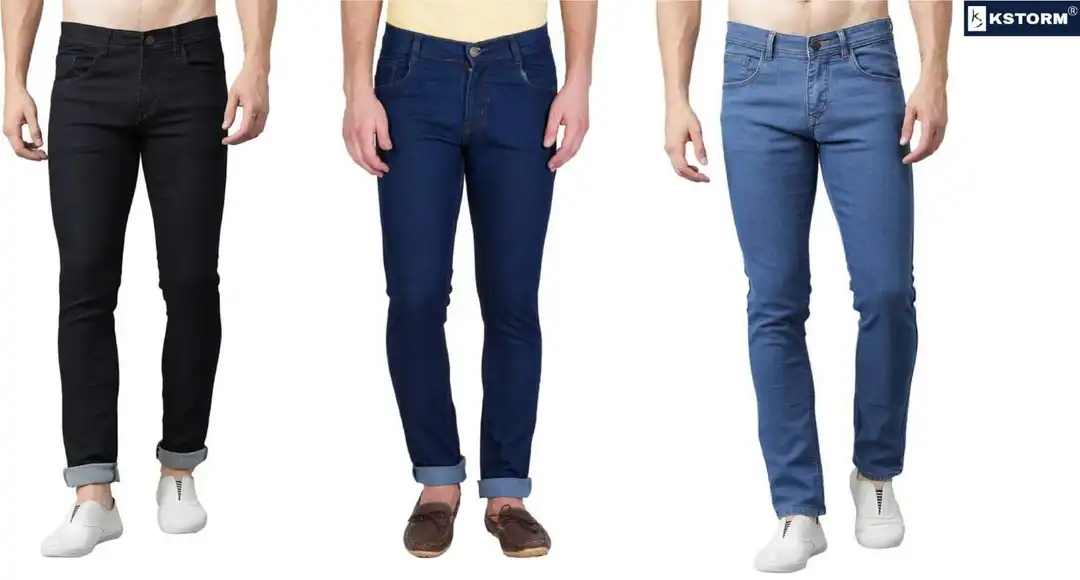 Men's 3 color Men's jeans  uploaded by Shree Ram Rajesh Kumar on 7/25/2023