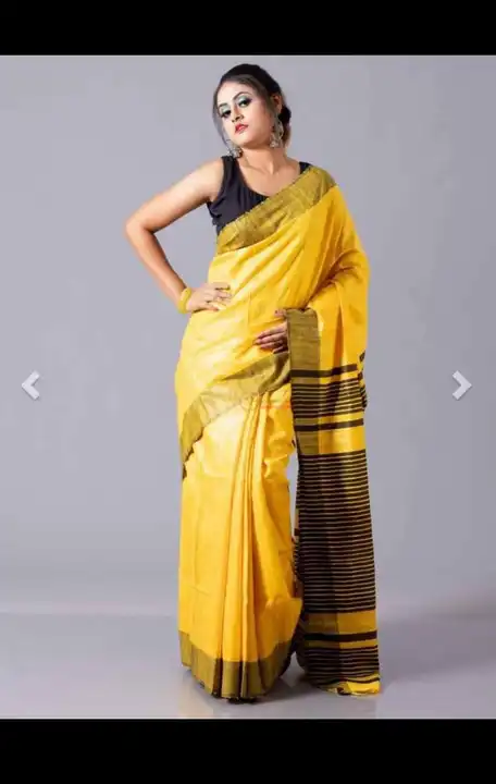 Exclusive tassar ghichcha sarees with colour border  uploaded by Z A Fabrics on 7/25/2023