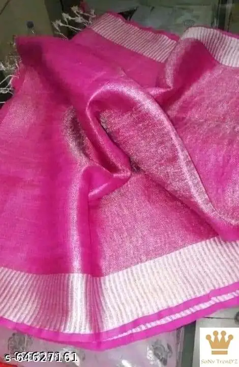 Exclusive tissue linen sarees  uploaded by Z A Fabrics on 7/25/2023