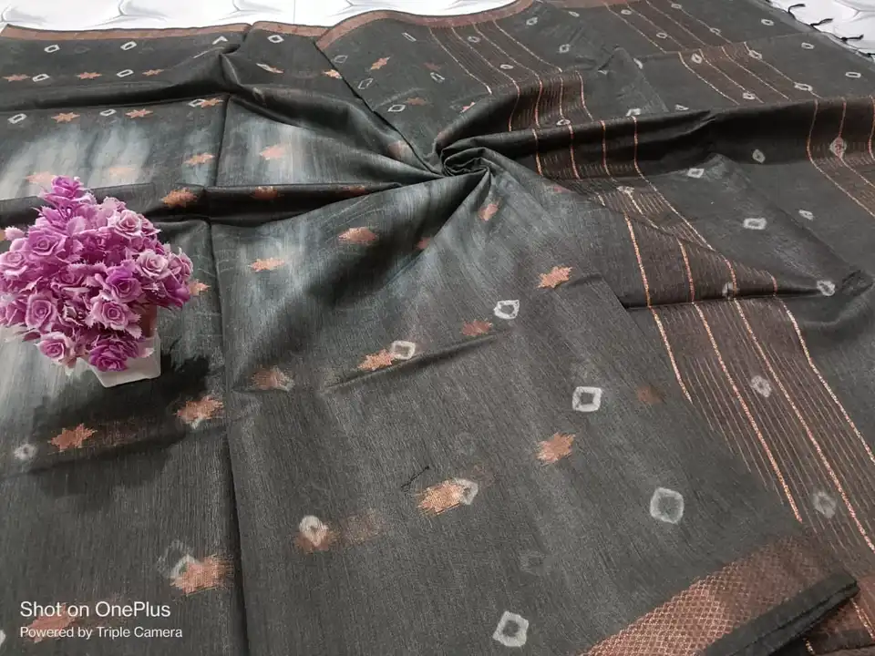 Exclusive art silk saree weaving design with sibori dyed  uploaded by Z A Fabrics on 7/25/2023