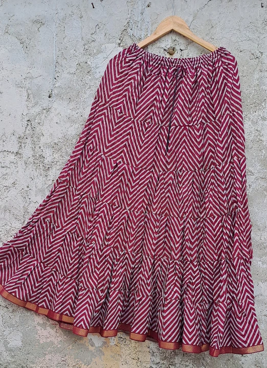 Cotton printed skirts  uploaded by Rama exports on 7/25/2023