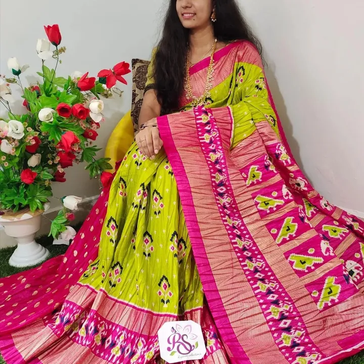  *New Designe launch *

*Crushed Saree*

Launching New Soft Dola Silk Printed Saree With Fancy Plati uploaded by business on 7/25/2023