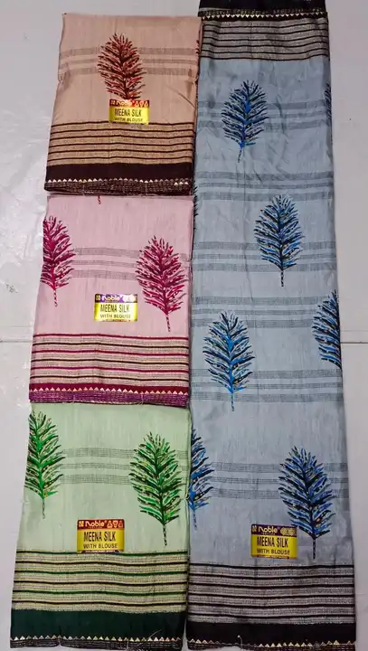MEENA SILK. 
Fabric - Kumari With Mill Jari  uploaded by Brothers branded costumes on 7/25/2023