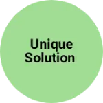 Business logo of UNIQUE SOLUTION