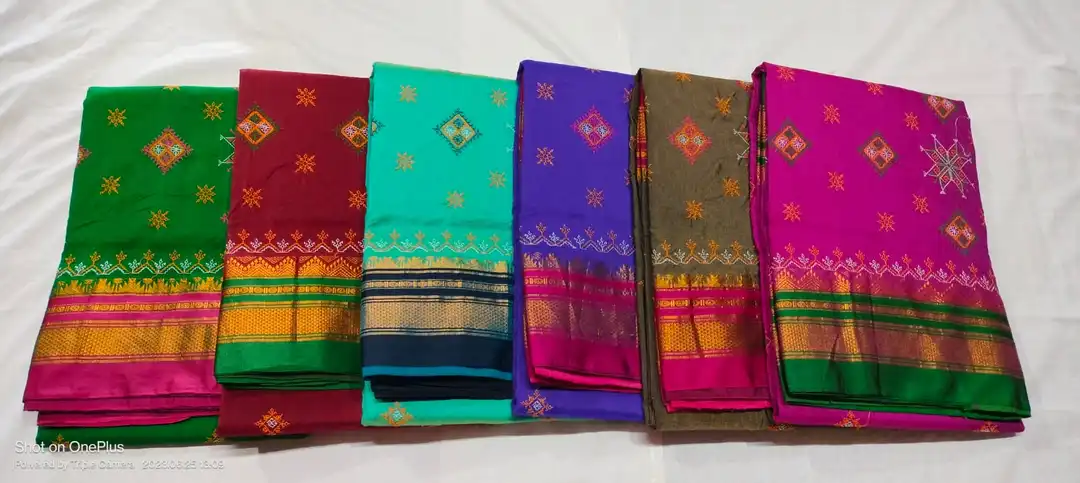 Tana kasuti work saree uploaded by Shri Veerabadreshewar Textile's on 7/25/2023