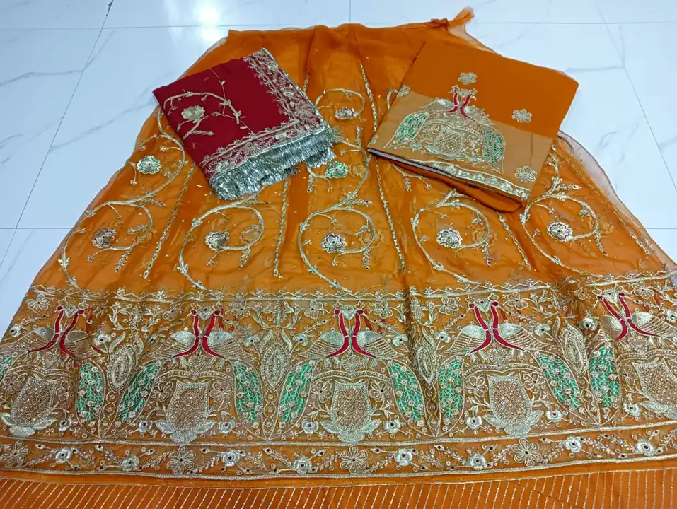 Fancy bridal rajpooti dres uploaded by Shri gouri rajpooti center on 7/25/2023