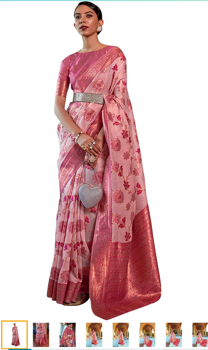 Womens Organza Woven Designer Saree with Unstitched Blouse With Boluse Piece

 uploaded by business on 7/25/2023