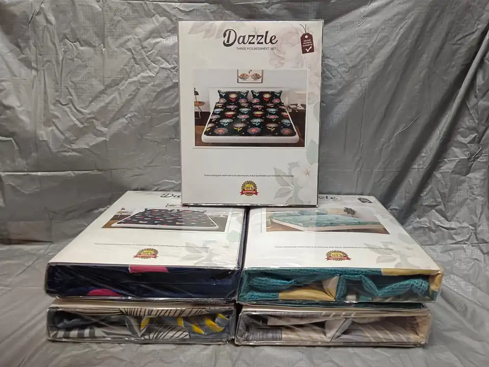 Double bedsheet in gift pavking uploaded by business on 7/25/2023