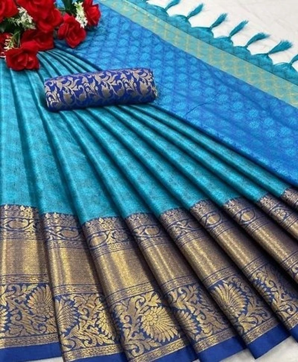 Cotton silk saree uploaded by Pragya collection on 7/26/2023