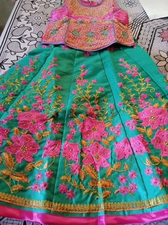 Girl lehenga  uploaded by Puja's collection on 7/26/2023