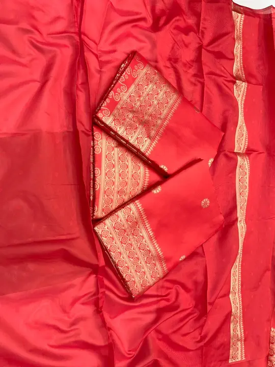 Soft lichi silk saree  uploaded by RV FASHION on 7/26/2023