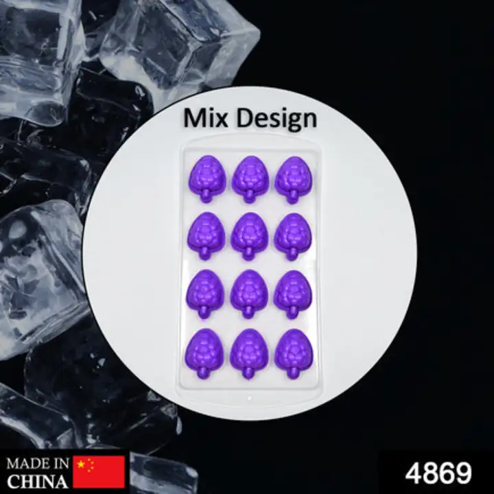 4869 12Cavity Mix design Ice Trays with Lid... uploaded by DeoDap on 7/26/2023