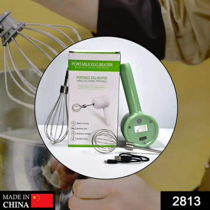 2813 Wireless Hand Mixer, Charging Handheld 2pc portable... uploaded by DeoDap on 7/26/2023