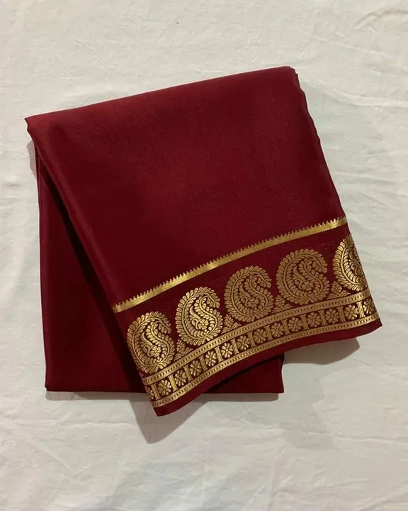 Semi Mysore silk sarees uploaded by VARDHAK COLLECTION  on 7/26/2023