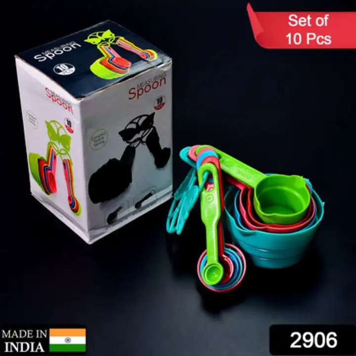 2906 10Pcs Plastic Measuring Spoons and Cups Set... uploaded by DeoDap on 7/26/2023