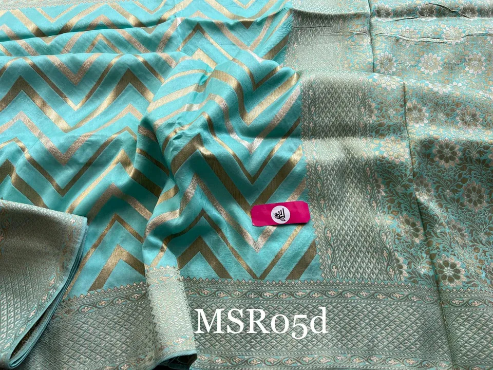 Banarasi semi Georgette sarees  uploaded by Juwairiya Fabrics on 7/26/2023