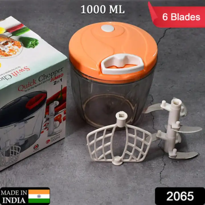 2065 6 BLADE 2IN1 MANUAL FOOD CHOPPER, COMPACT... uploaded by DeoDap on 7/26/2023