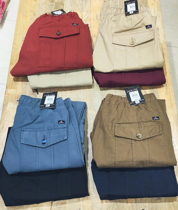 Cargo 6 pocket cotton pants  uploaded by Taj Garments on 7/26/2023