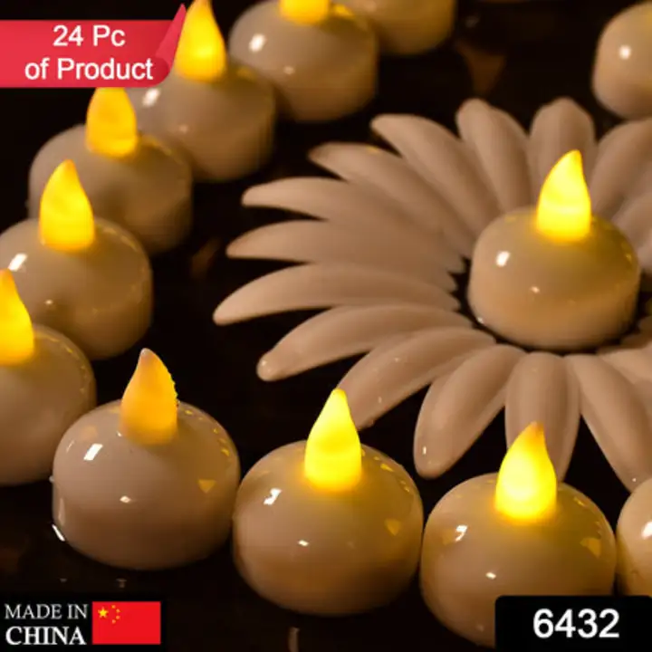 6432 Set of 24 Flameless Floating Candles Battery... uploaded by DeoDap on 7/26/2023