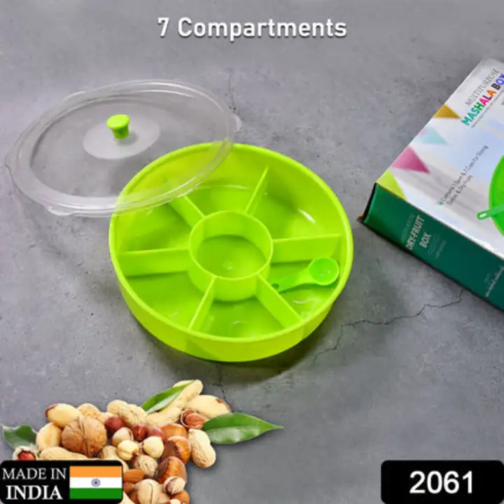 2061 Multipurpose Dry-fruit and masala box with single... uploaded by DeoDap on 7/26/2023
