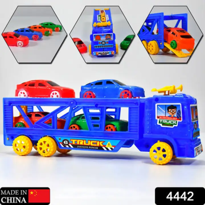 4442 Toy Set Truck with 4 Mini Cars... uploaded by DeoDap on 7/26/2023