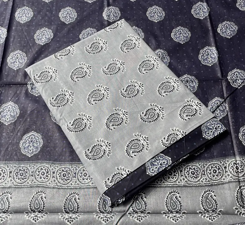 Cotton print unstitched suit  uploaded by Jayshree creation on 7/26/2023