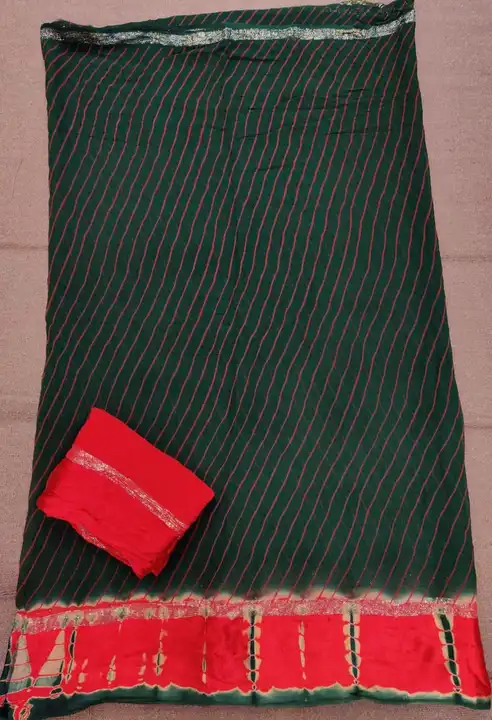Pure gorjet big SAttan patta Fabric uploaded by Deepika Designer Saree on 7/26/2023