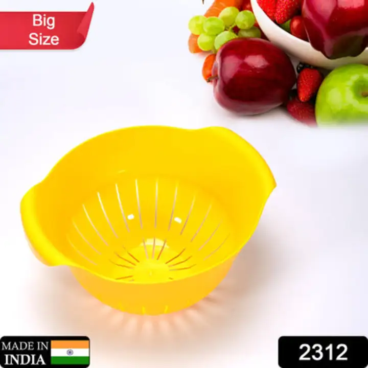 2312 Plastic Fruits Vegetable Noodles Pasta Washing Bowl... uploaded by DeoDap on 7/26/2023
