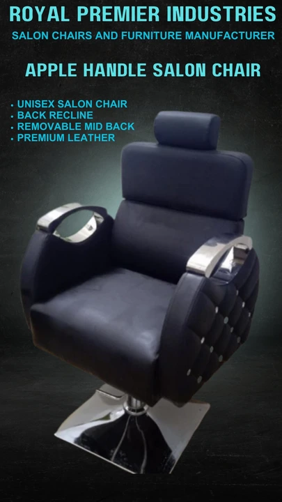 Apple Handle Hydraulic Salon Chair uploaded by business on 7/26/2023