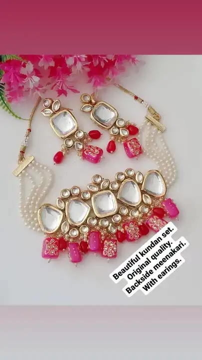Kundan jwellery sett uploaded by pink Rose fashion Store  on 7/26/2023