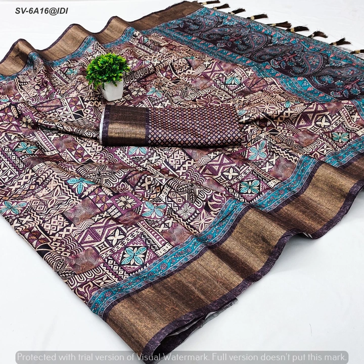 Pure soft silk fabric kalamkari printed  uploaded by Suyukti Creation on 7/26/2023