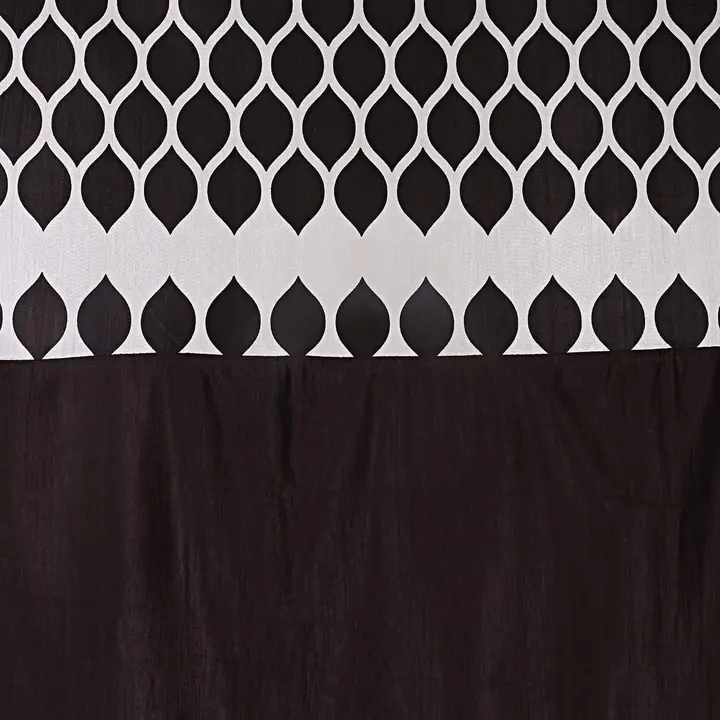 Diya print patch work curtains 5FT window _set of 1_Brown  uploaded by Home max india on 7/26/2023